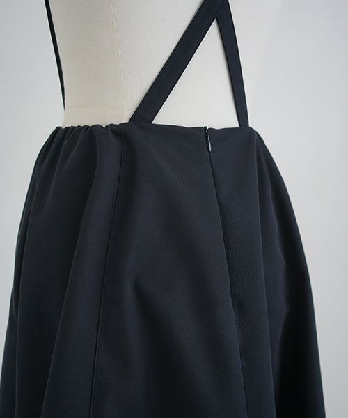 Mochi.モチ.panel suspender skirt [ma21-sk-01/black]