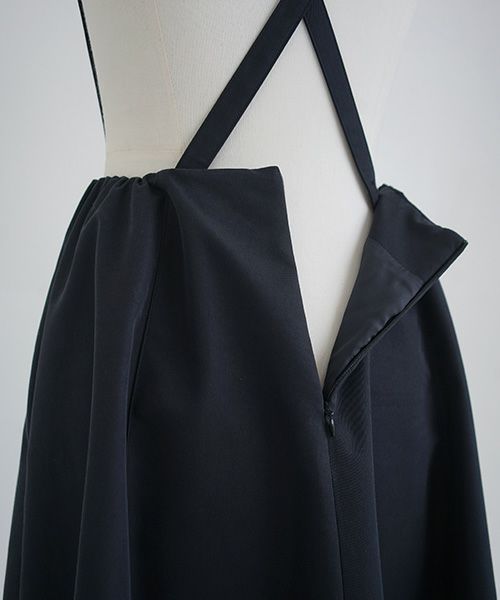 Mochi.モチ.panel suspender skirt [ma21-sk-01/black]