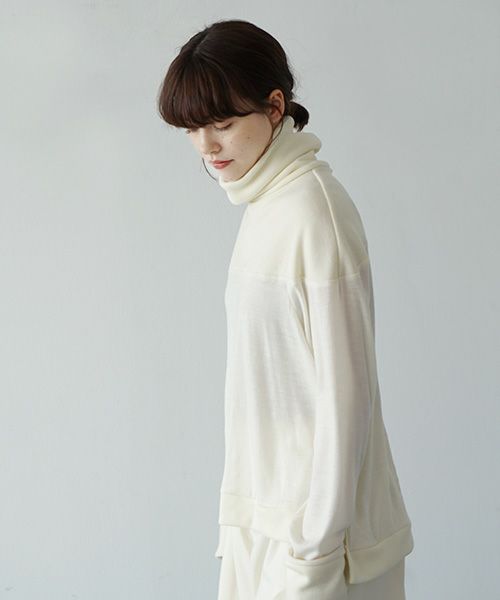 Mochi.モチ.turtleneck knit [ma21-kn-01/off white]