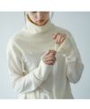 Mochi.モチ.turtleneck knit [ma21-kn-01/off white]