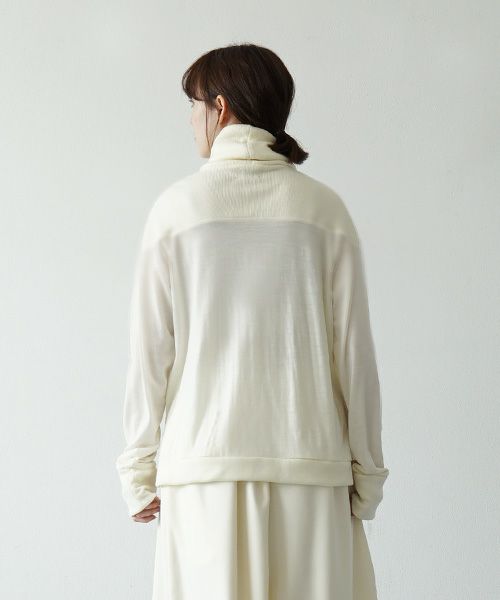 Mochi.モチ.turtleneck knit [ma21-kn-01/off white]