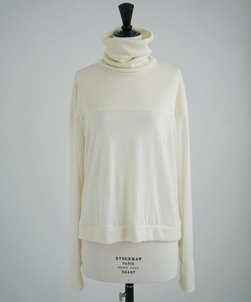 Mochi.モチ.turtleneck knit [ma21-kn-01/off white]