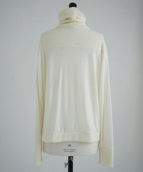 Mochi.モチ.turtleneck knit [ma21-kn-01/off white]
