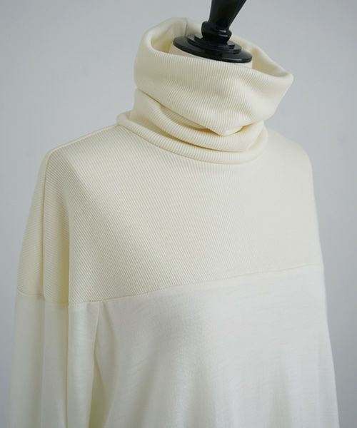 Mochi.モチ.turtleneck knit [ma21-kn-01/off white]
