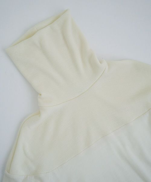 Mochi.モチ.turtleneck knit [ma21-kn-01/off white]