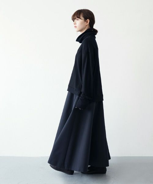 Mochi.モチ.turtleneck knit [ma21-kn-01/black]