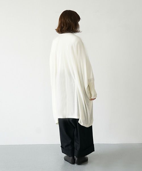 Mochi.モチ.dolman long knit cardigan [ma21-ca-01/off white]