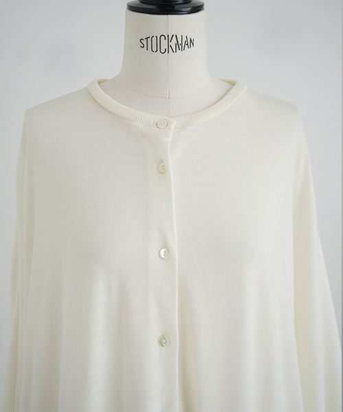 Mochi.モチ.dolman long knit cardigan [ma21-ca-01/off white]