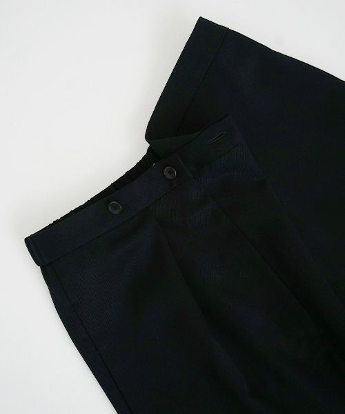 Mochi.モチ.asymmetry wide pants [ma21-pt-01/black]
