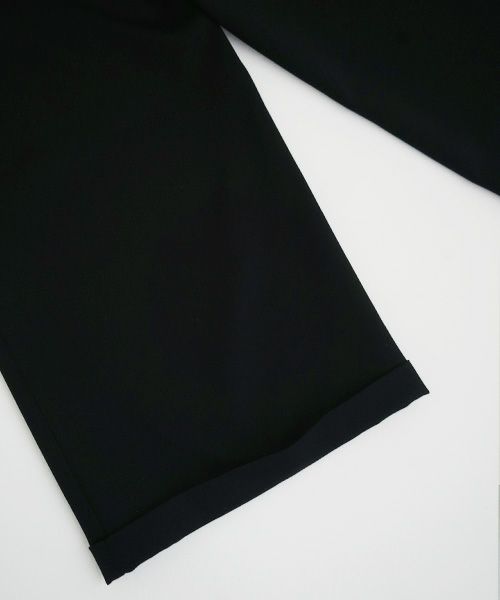 Mochi.モチ.asymmetry wide pants [ma21-pt-01/black]