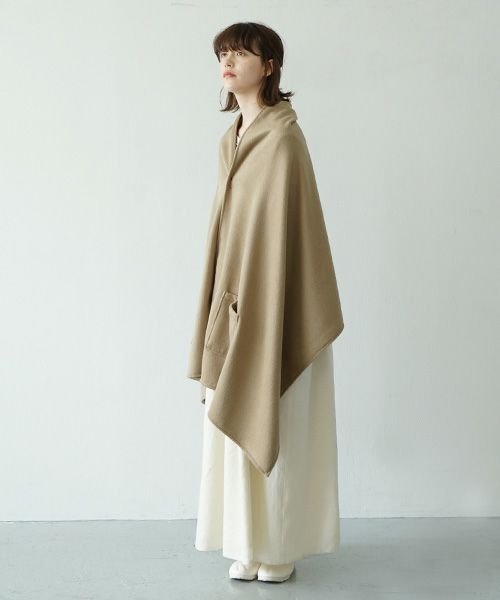 Mochi.モチ.pocket stole [ma21-st-01/tan]