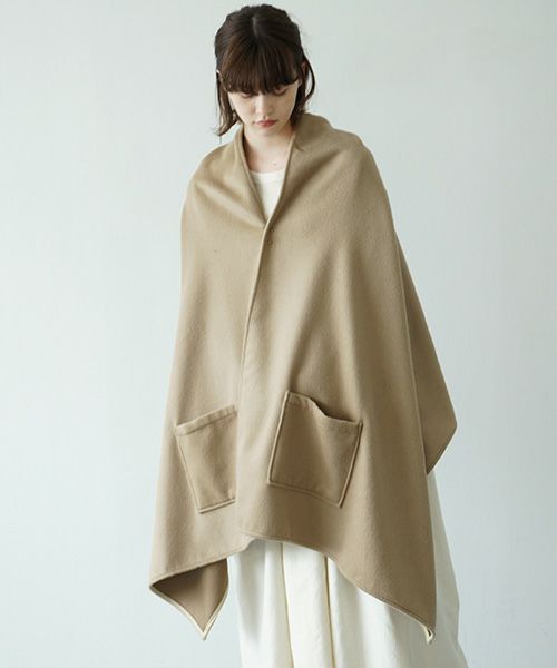 Mochi.モチ.pocket stole [ma21-st-01/tan]