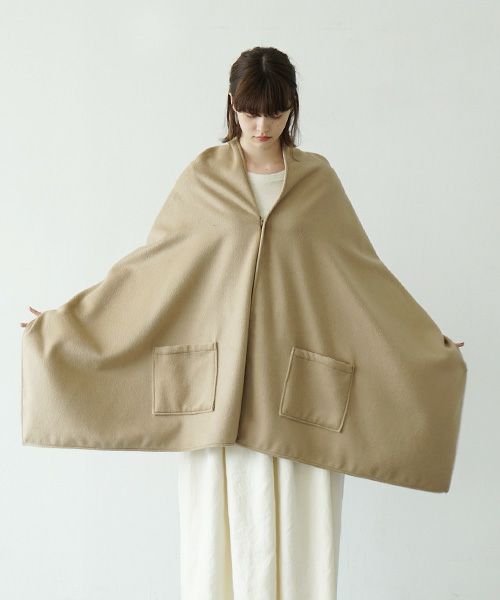 Mochi.モチ.pocket stole [ma21-st-01/tan]