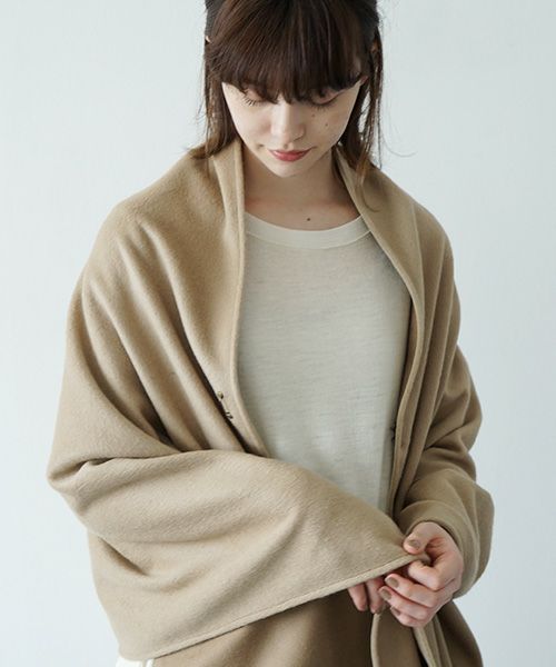 Mochi.モチ.pocket stole [ma21-st-01/tan]