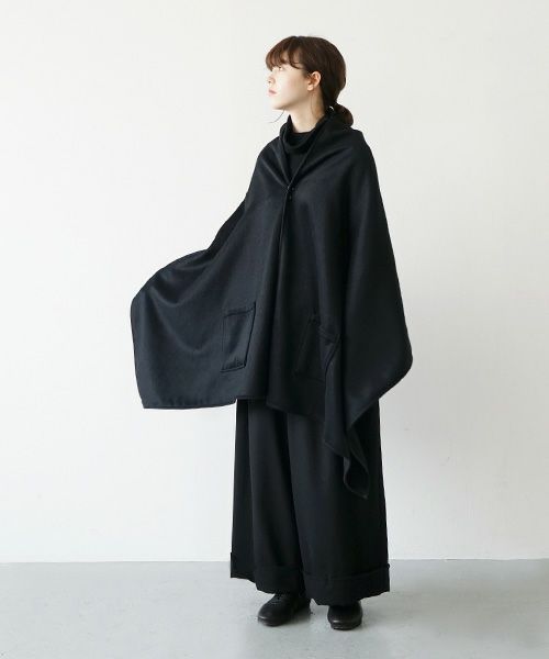 Mochi.モチ.pocket stole [ma21-st-01/black]