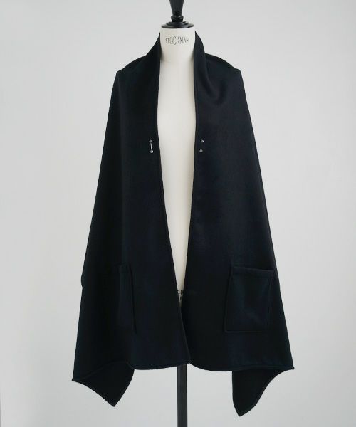 Mochi.モチ.pocket stole [ma21-st-01/black]