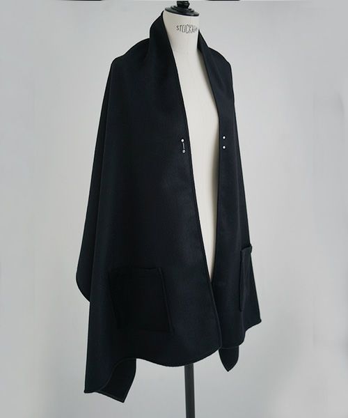 Mochi.モチ.pocket stole [ma21-st-01/black]