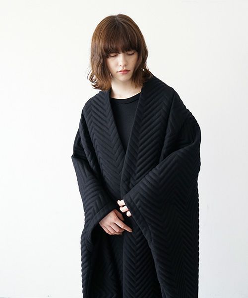Mochi.モチ.cape coat [ma21-co-01/black]