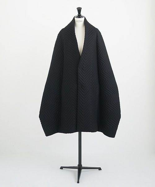 Mochi.モチ.cape coat [ma21-co-01/black]