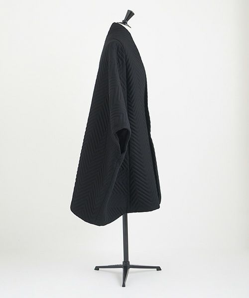 Mochi.モチ.cape coat [ma21-co-01/black]