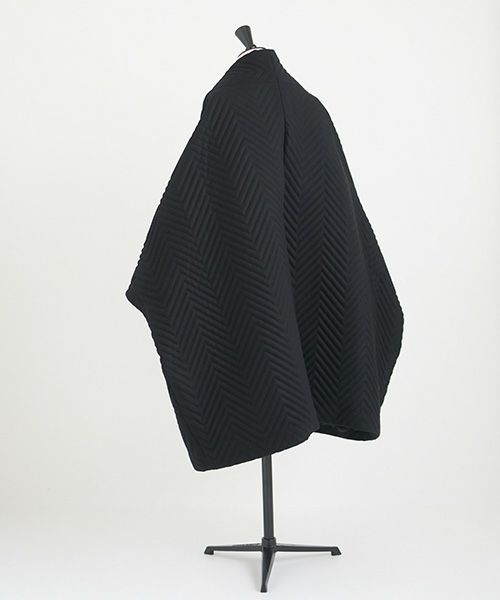 Mochi.モチ.cape coat [ma21-co-01/black]