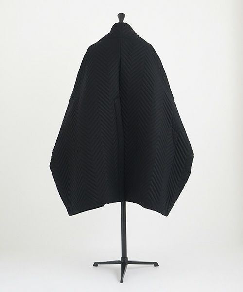 Mochi.モチ.cape coat [ma21-co-01/black]