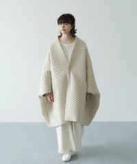 Mochi.モチ.cape coat [ma21-co-01/off white]