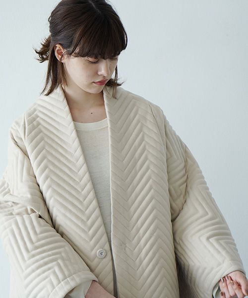 Mochi.モチ.cape coat [ma21-co-01/off white]
