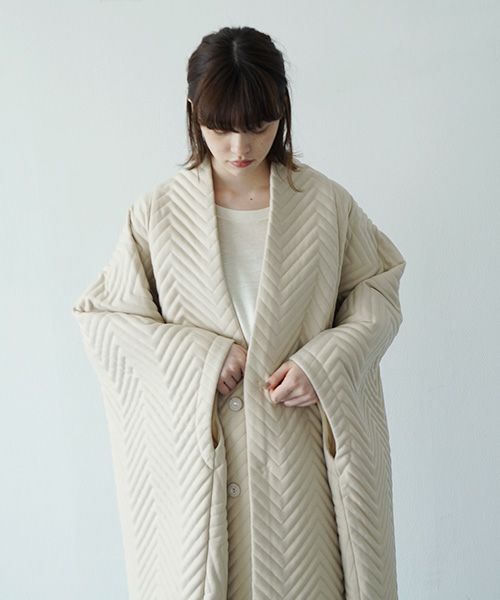 Mochi.モチ.cape coat [ma21-co-01/off white]