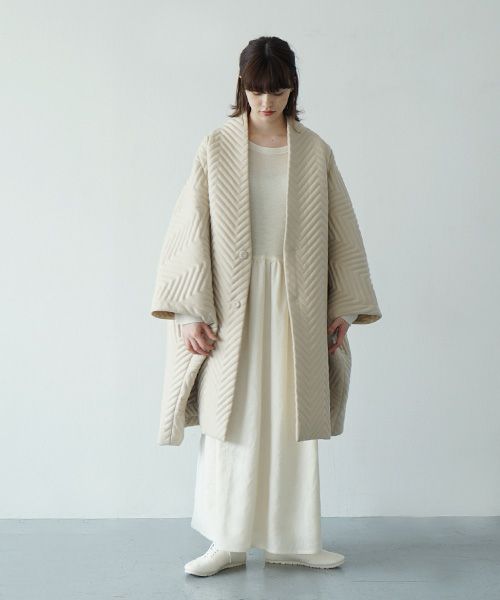 Mochi.モチ.cape coat [ma21-co-01/off white]