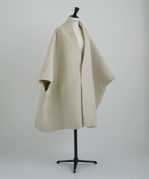 Mochi.モチ.cape coat [ma21-co-01/off white]