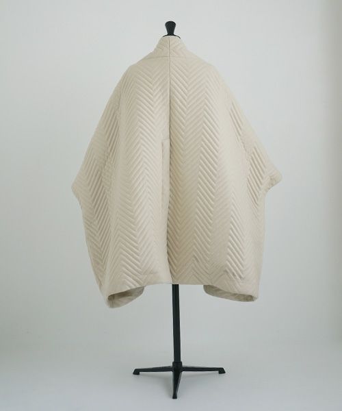 Mochi.モチ.cape coat [ma21-co-01/off white]