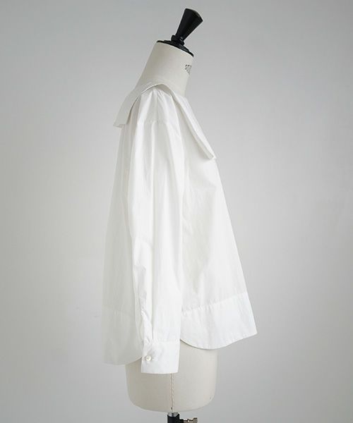 Mochi.モチ.sailor shirt [ma21-sh-01/white]