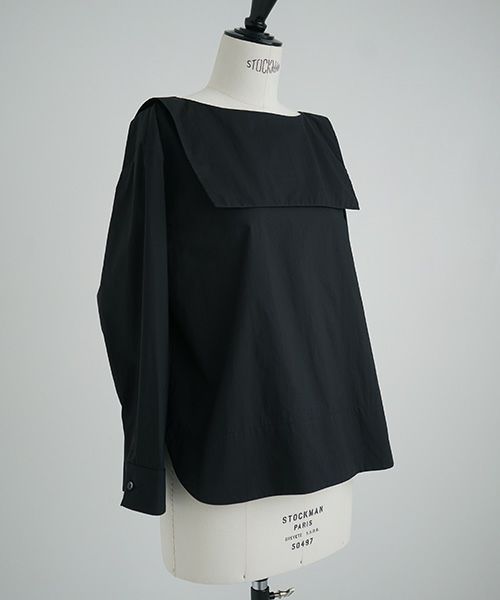 Mochi.モチ.sailor shirt [ma21-sh-01/black]