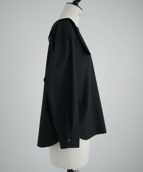 Mochi.モチ.sailor shirt [ma21-sh-01/black]