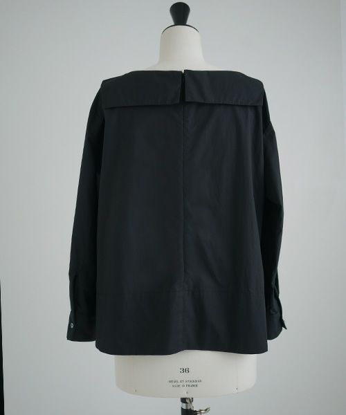 Mochi.モチ.sailor shirt [ma21-sh-01/black]