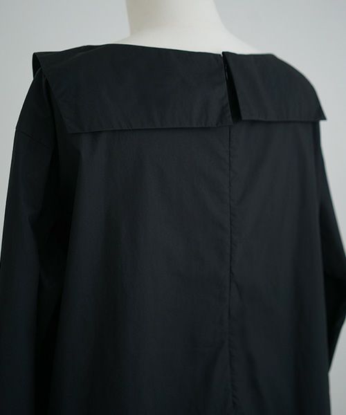 Mochi.モチ.sailor shirt [ma21-sh-01/black]