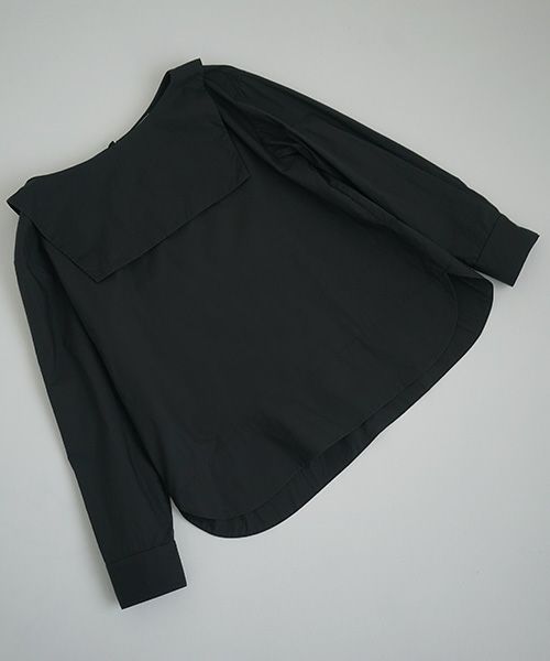 Mochi.モチ.sailor shirt [ma21-sh-01/black]