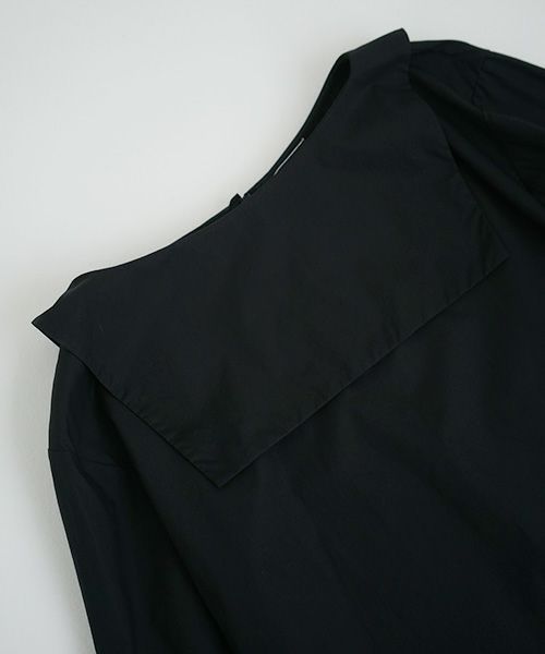 Mochi.モチ.sailor shirt [ma21-sh-01/black]