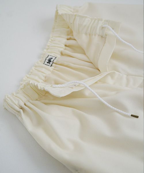 Mochi.モチ.cropped wide pants [ma21-pt-02/off white]