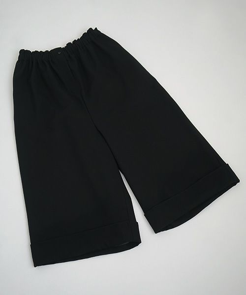 Mochi.モチ.cropped wide pants [ma21-pt-02/black]