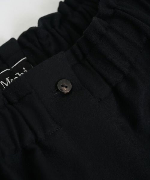 Mochi.モチ.cropped wide pants [ma21-pt-02/black]