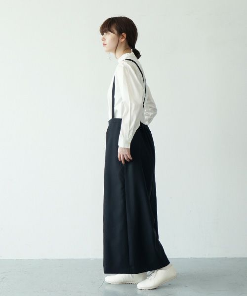 Mochi.モチ.suspender wide pants [mo-pt-01/black]