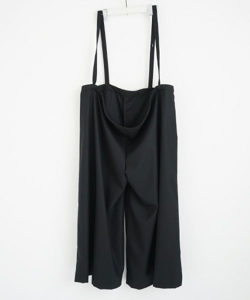 Mochi.モチ.suspender wide pants [mo-pt-01/black]