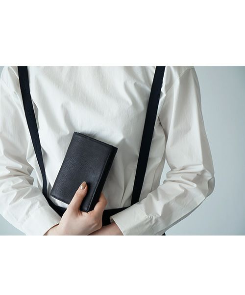 Mochi.モチ.folded wallet [ma-pro-06-/black]