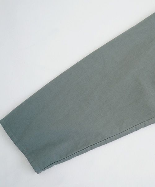 VU.ヴウ.dyed stand collar shirt vu-a12-s02[GREEN GRAY]