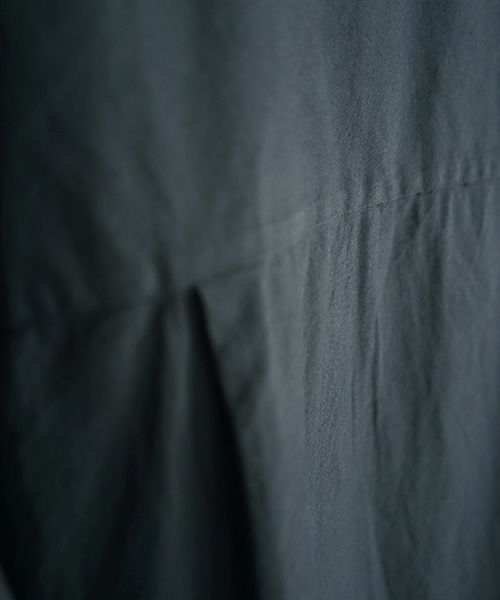 VU.ヴウ.dyed stand collar shirt vu-a12-s02[GRAPHITE]