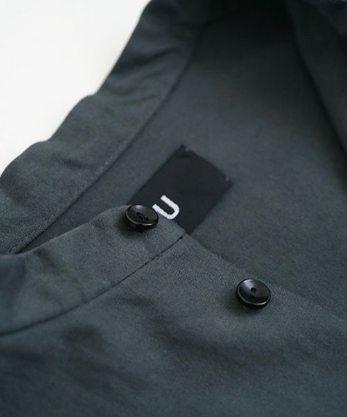 VU.ヴウ.dyed stand collar shirt vu-a12-s02[GRAPHITE]