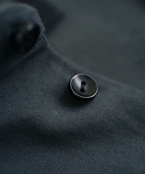VU.ヴウ.dyed stand collar shirt vu-a12-s02[GRAPHITE]