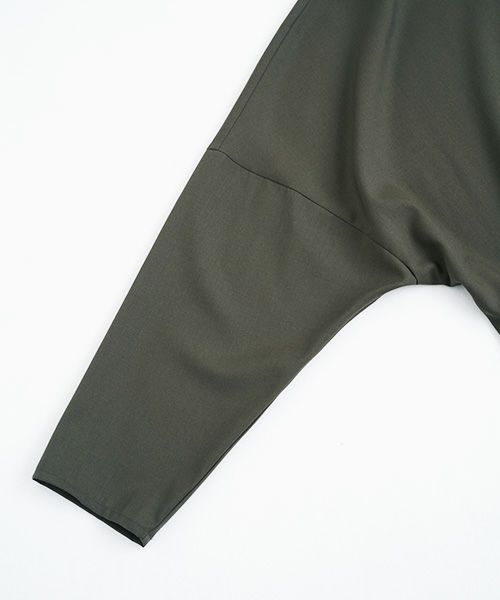 VU.ヴウ.no collar shirt vu-a12-s03[KHAKI]